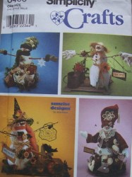 8469  SIMPLICITY 14'' PLUSH SNOWMEN & SNOWWOMEN SEASONAL PATTERN UNCUT